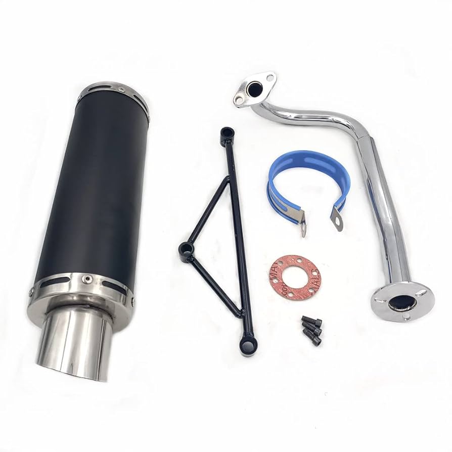 ミャクミャク Amazon.com: ZTDZZH Black Exhaust System Muffler for GY6 50cc